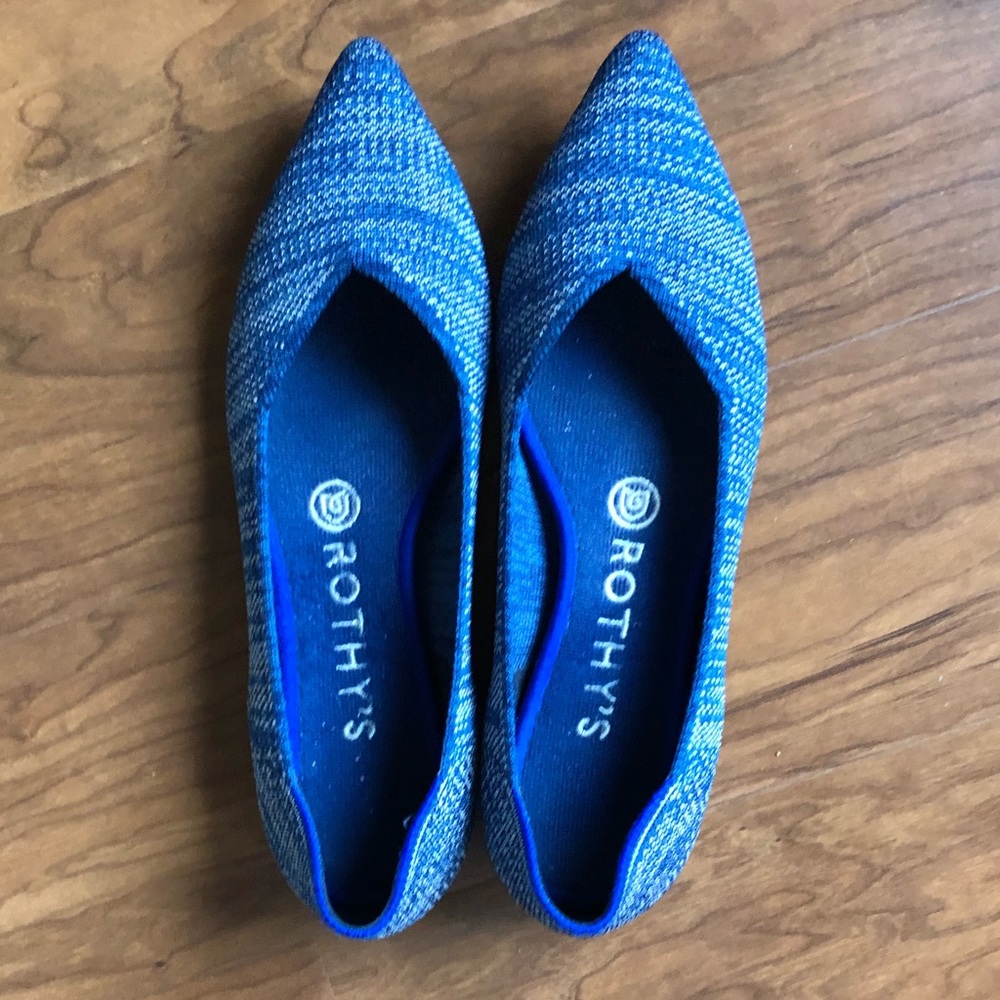 Rothy's Points - INDIGO HEATHER